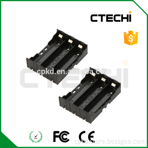 18650 li-ion battery holder storage case/plastic black case